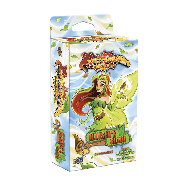 Neopets Battledome Jhudora's Bluff & Illusen’s Glade Structure Deck Display Box 8 Pack