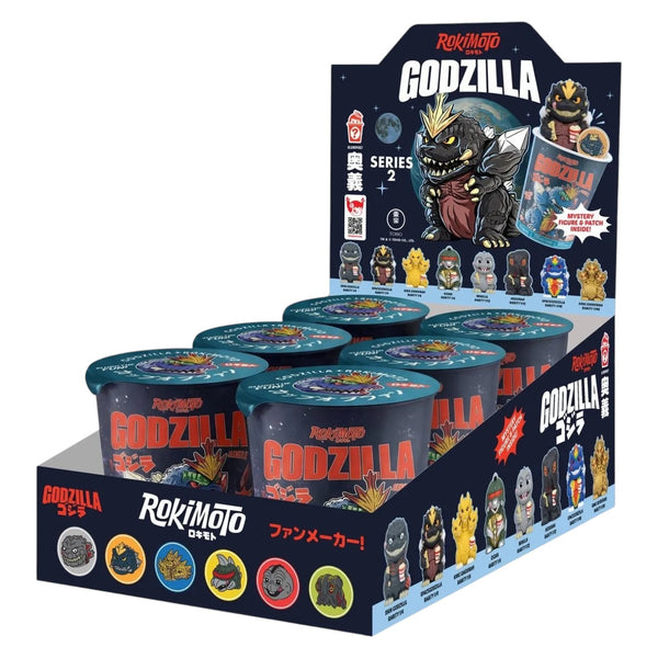 Godzilla Cup of Fun Blind Boxes 6 Pack Series 2