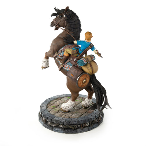 Breath of the Wild: Link On Horseback 22" Premium Resin Statue