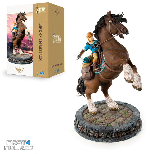 Breath of the Wild: Link On Horseback 22" Premium Resin Statue