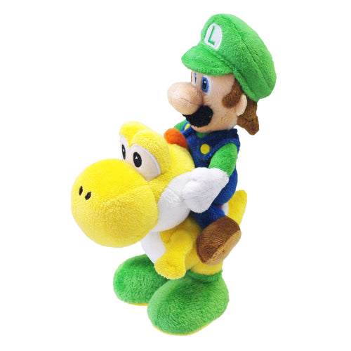 Luigi Riding Yoshi 8" Plush