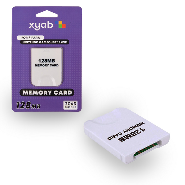 128MB Memory Card for Nintendo GameCube® and Wii® – XYAB 128MB Memory Card for Nintendo GameCube® and Wii® – XYAB