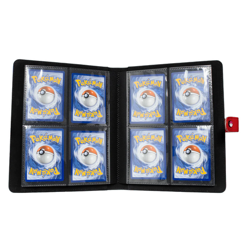Premium Red 4-Pocket Snap Binder