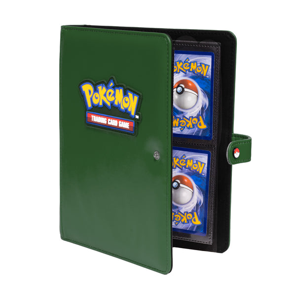 Premium Green 4-Pocket Snap Binder