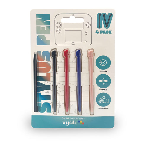 4 Pack Plastic Stylus