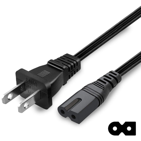 2-Prong Polarized Power Cable