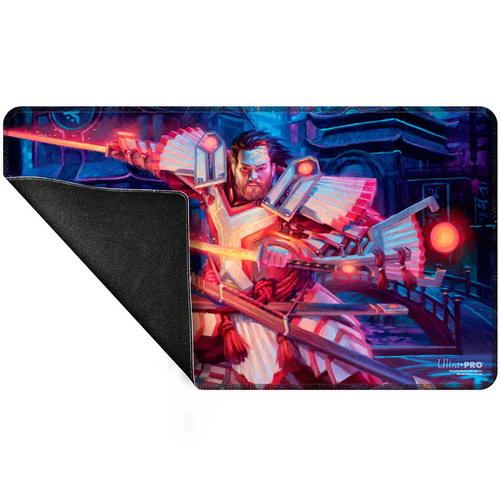 Stitched Edge Gaming Playmat Commander Series Three Color Wedge Isshin