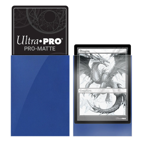 Standard Deck Protector Sleeves PRO Matte - Dark Blue 50 Pack