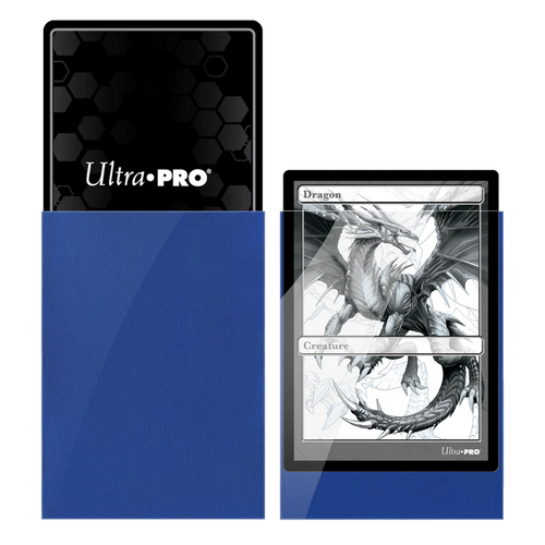 Standard Deck Protector Sleeves PRO Gloss - Dark Blue 100 Pack