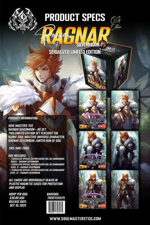 Ragnar Silvermoon Serialized Commander Card Set