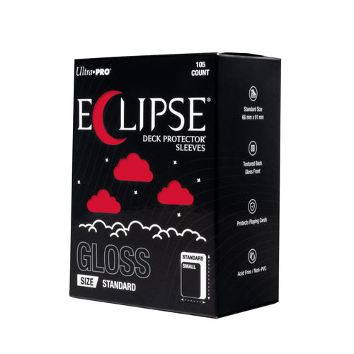 Eclipse Deck Protector Sleeves Gloss Apple Red 105 Pack