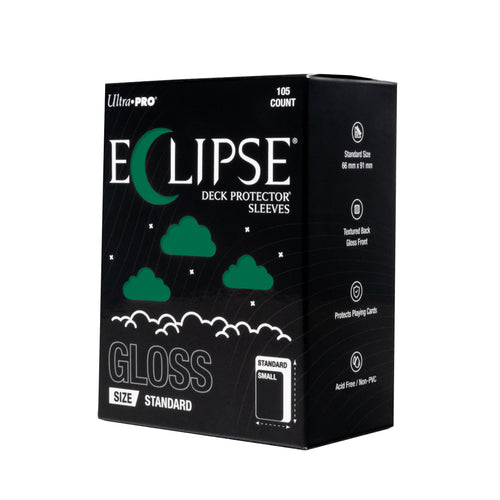 Eclipse Deck Protector Sleeves Gloss Forest Green 105 Pack