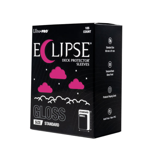 Eclipse Deck Protector Sleeves Gloss Hot Pink 105 Pack