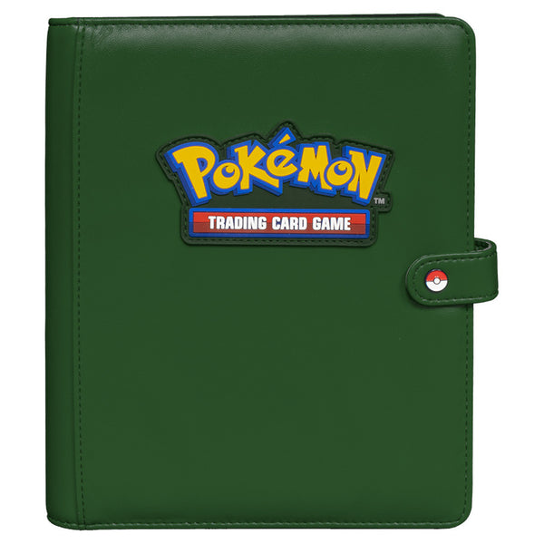 Premium Green 4-Pocket Snap Binder