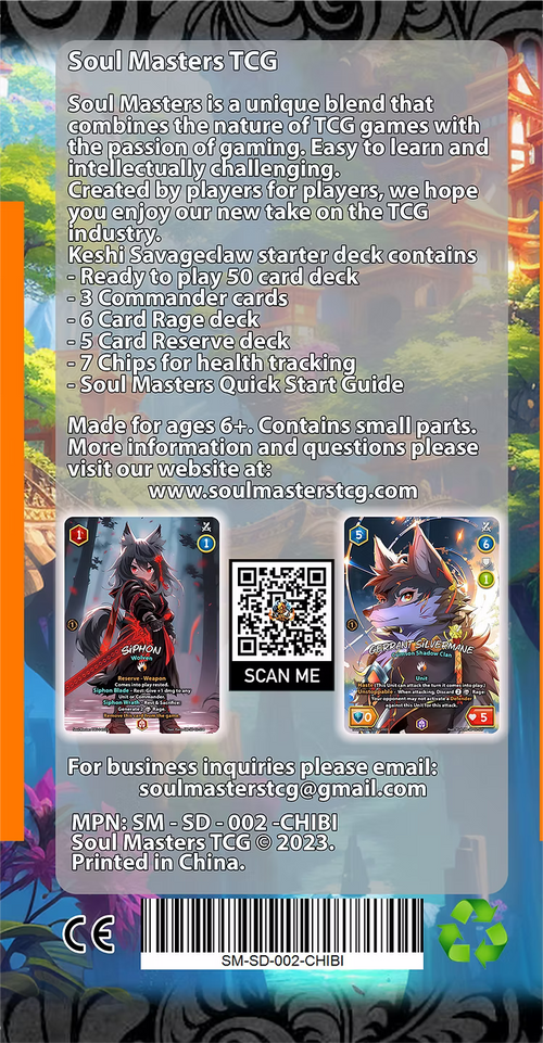 Keshi Savageclaw Chibi Starter Deck 1st Edition