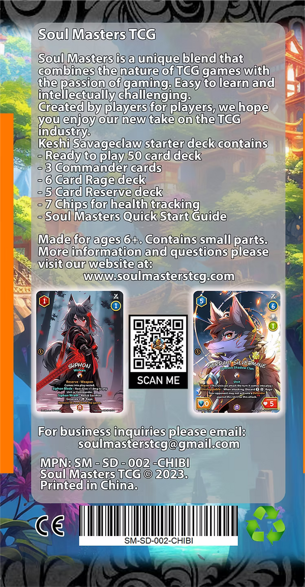 Keshi Savageclaw Chibi Starter Deck 1st Edition