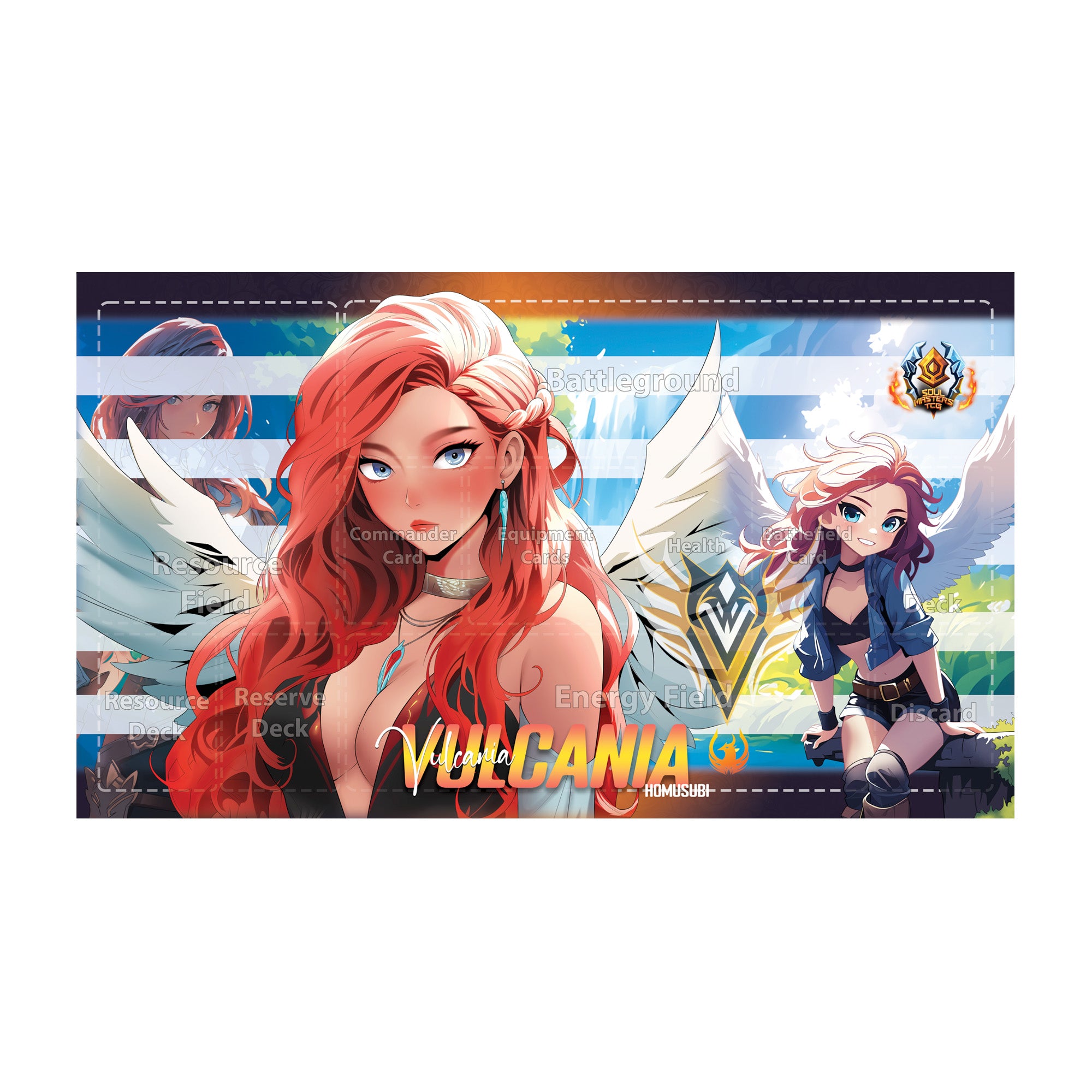 Vulcania Homusubi Gridded Playmat – XYAB