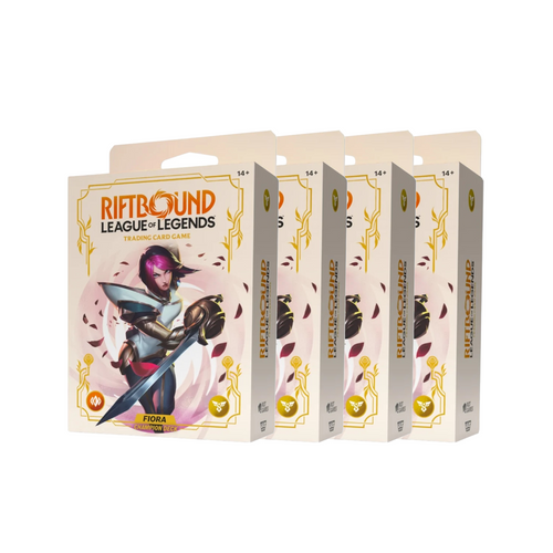 Riftbound Set 2 Spiritforged Fiora Starter Deck Bundle 4 Pack
