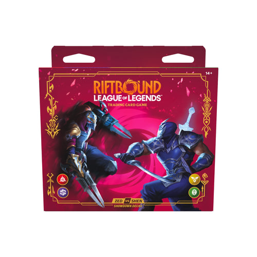 Riftbound Set 4 Vendetta Zed vs Shen Double Starter Deck Bundle