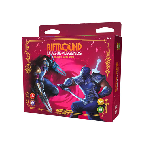 Riftbound Set 4 Vendetta Zed vs Shen Double Starter Deck Bundle