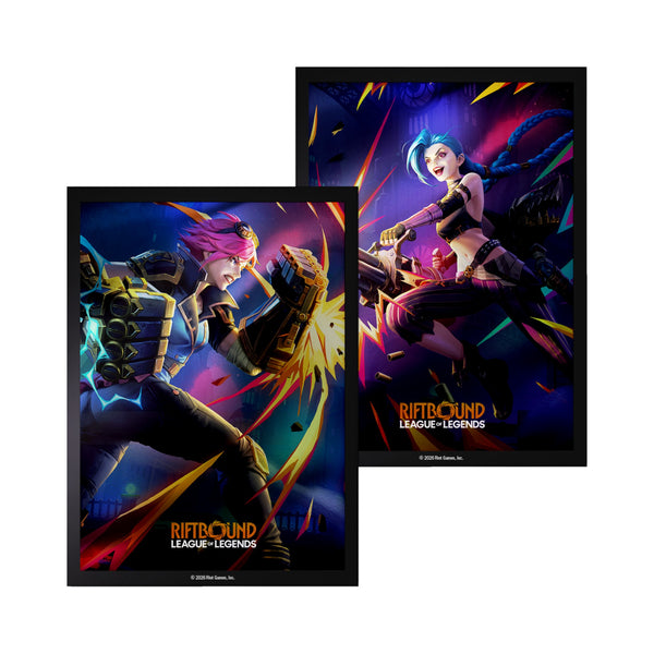 Riftbound Set 4 Vi vs Jinx Vendetta Art Sleeves #1