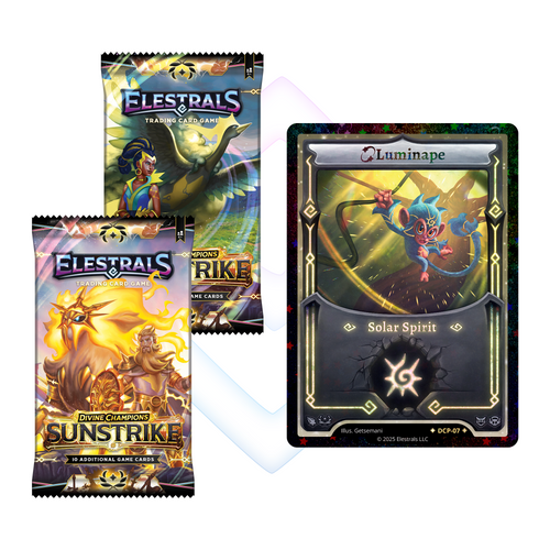 Elestrals Sunstrike Stellar Luminape Double Blister