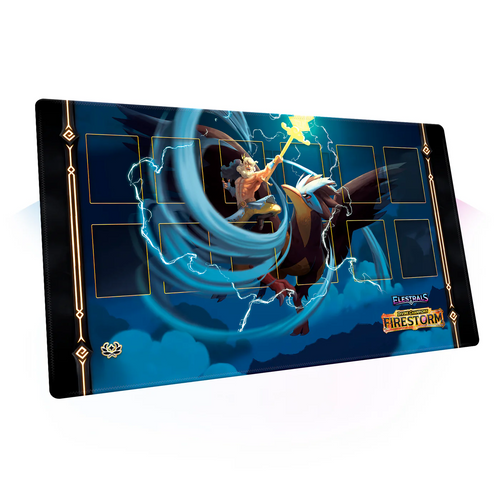Elestrals Firestorm Zeus Playmat