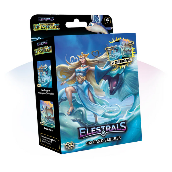 Elestrals Lifestream Lochagon Champion of Aphrodite Card Sleeves