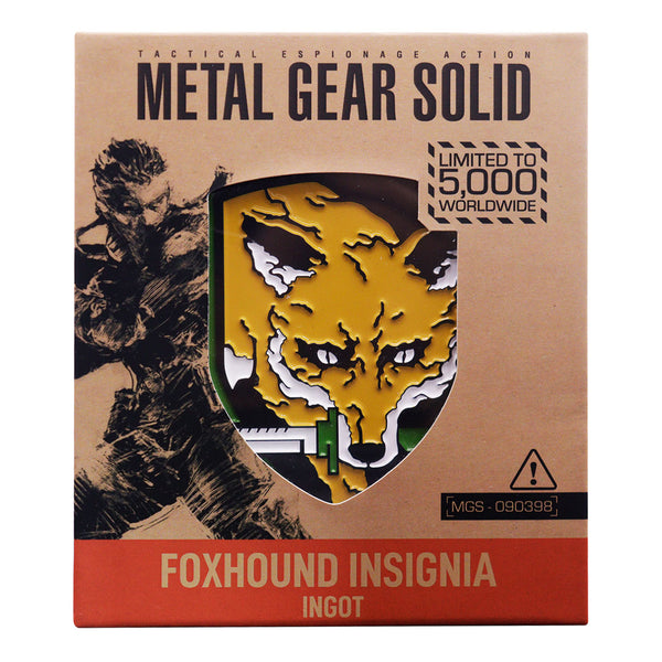 Metal Gear Solid FOXHOUND Insignia Ingot