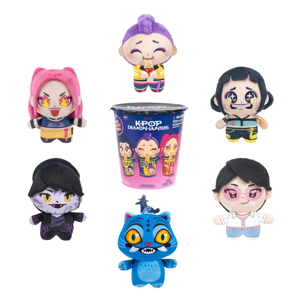 KPop Demon Hunters 4" Blind Mini Ramyeon Cups Assortment - 6 Pack