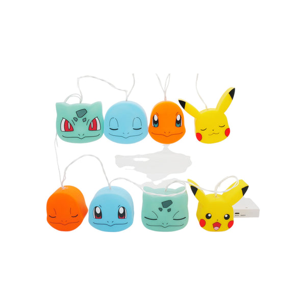 Pikachu & Gen 1 Pokémon Starters String Lights