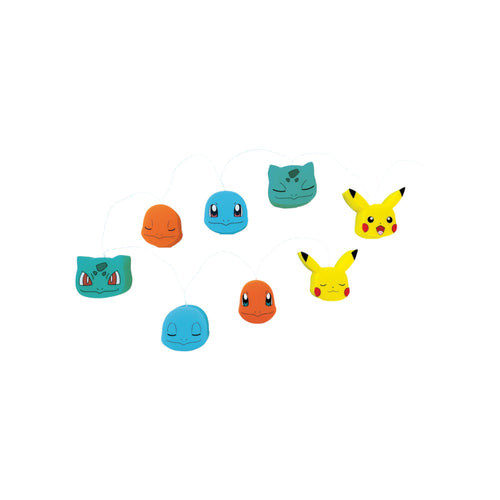 Pikachu & Gen 1 Pokémon Starters String Lights