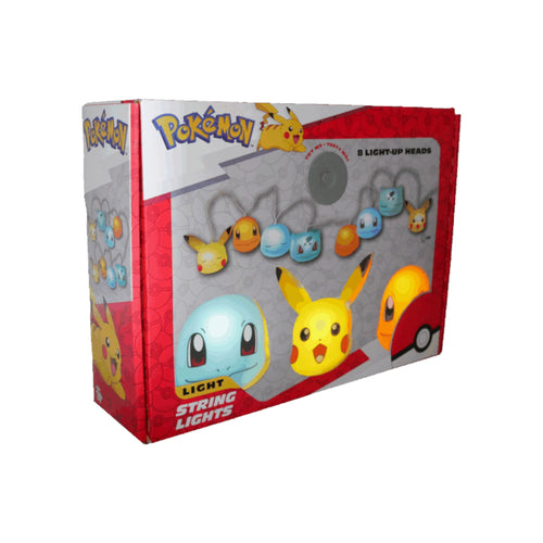 Pikachu & Gen 1 Pokémon Starters String Lights