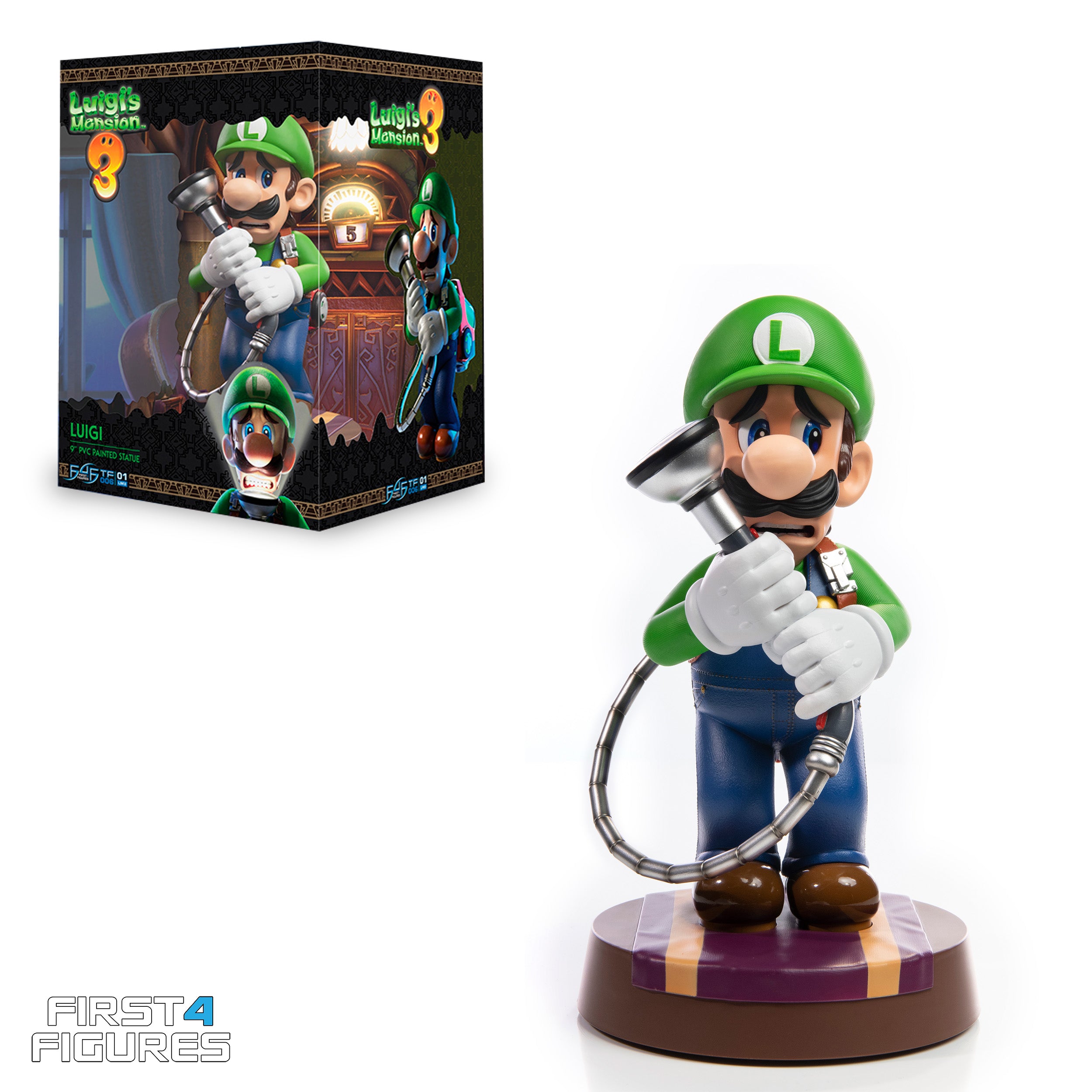 Luigi & Polterpup 9” Statue Standard Edition by First 4 Figures – XYAB