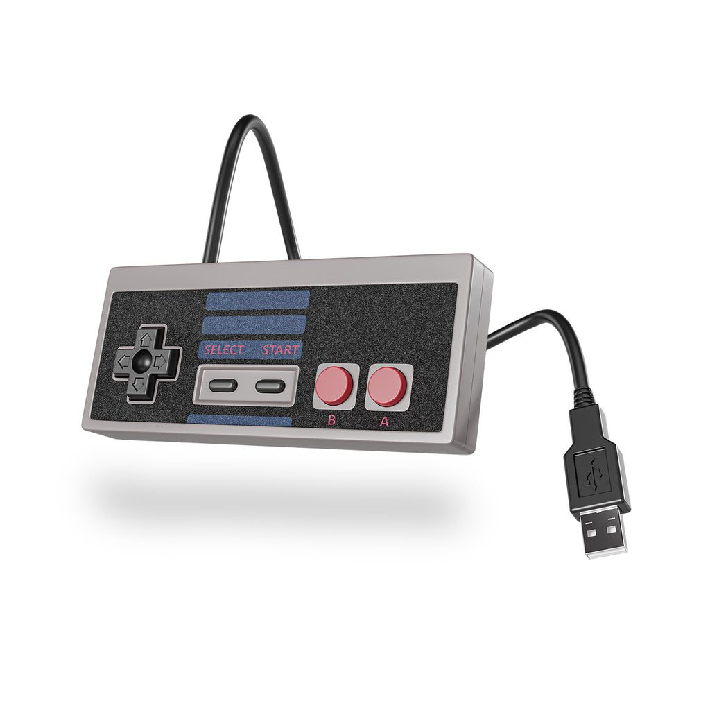 Wired USB Controller in the style of Original Nintendo NES® – XYAB