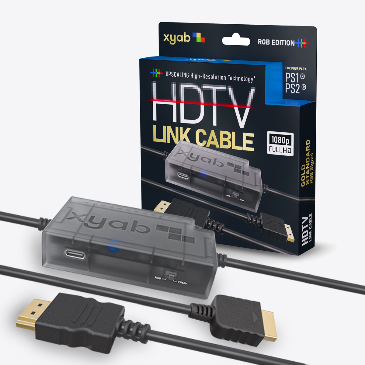 RGB+ HD Link Cable for PS1® / PS2® Consoles XYAB