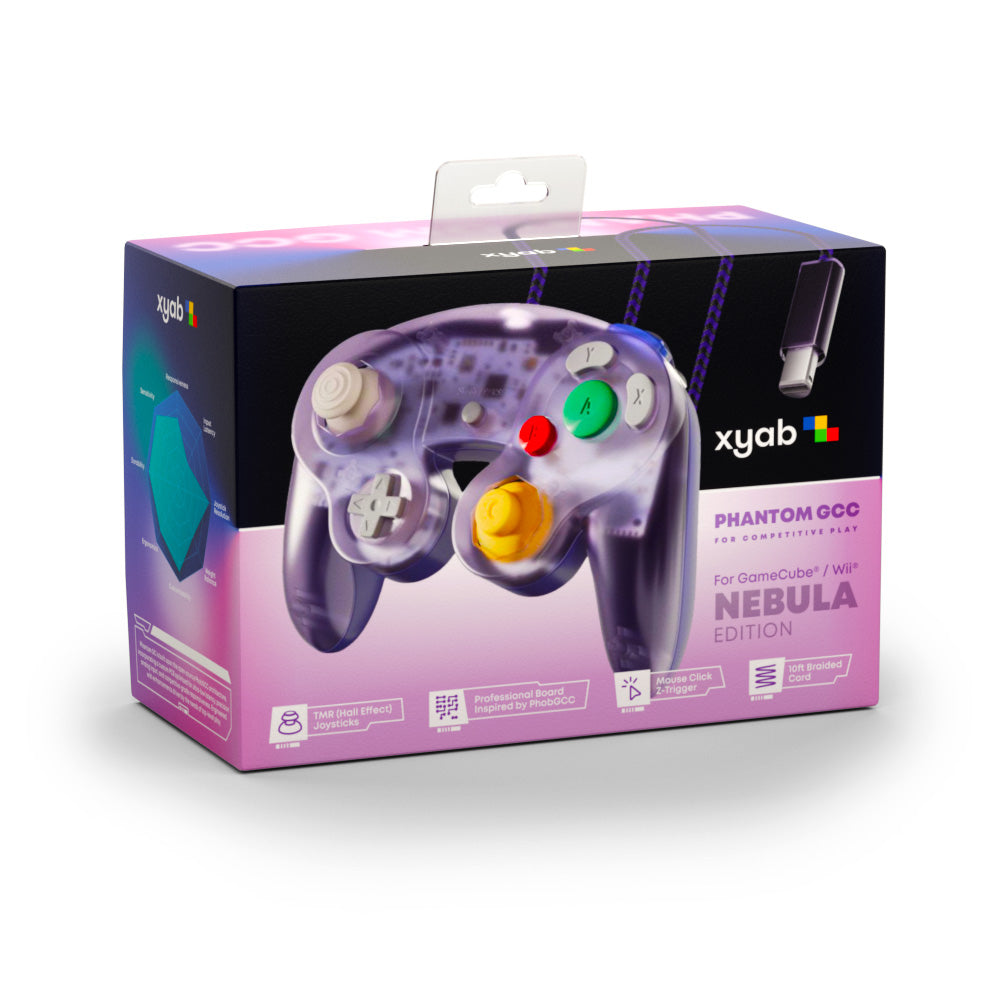 PHANTOM GCC V2 Competitive Wired Controller for Nintendo GameCube