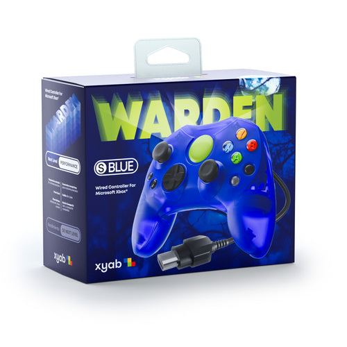 WARDEN Wired Controller - Clear Blue