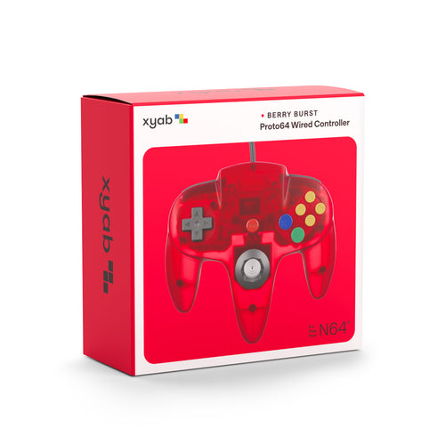 PROTO64 Wired Controller - Watermelon Red