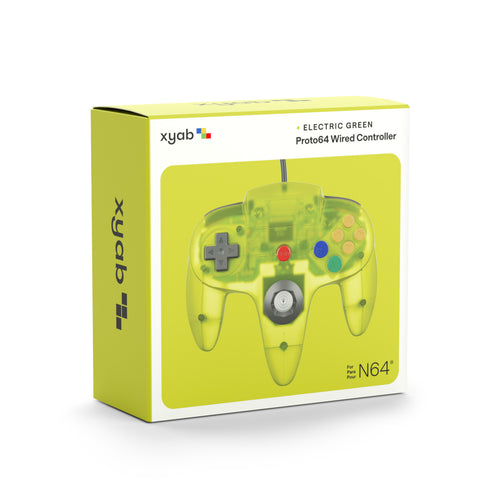 PROTO64 Wired Controller - Extreme Green