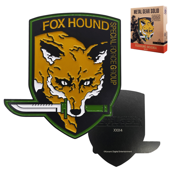 Metal Gear Solid FOXHOUND Insignia Ingot