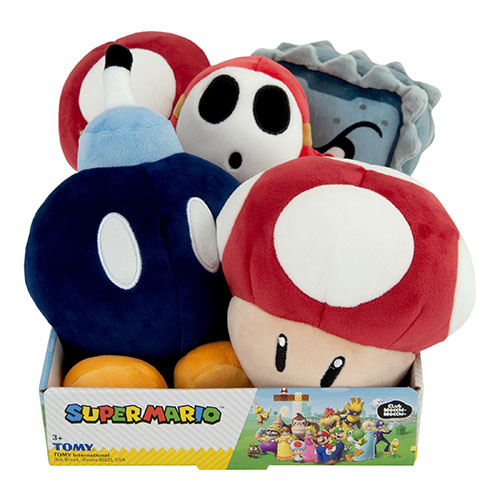 Club Mocchi Mocchi Super Mario Plush Countertop Display - Style 2