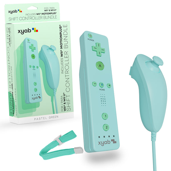 Wii一式 SHIFT Wii Wireless Controller Bundle - Pastel Green – XYAB