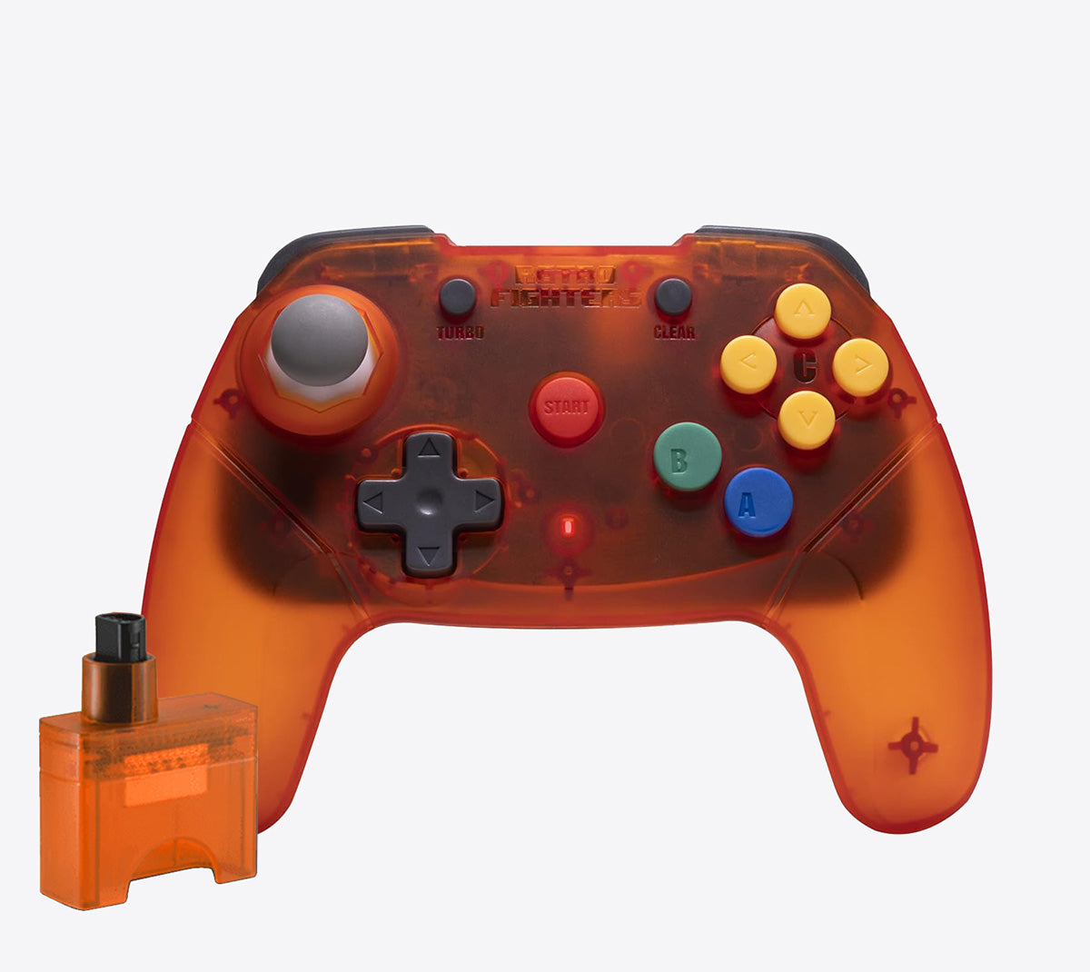 Retro Fighters Brawler64 Wireless Controller - Orange