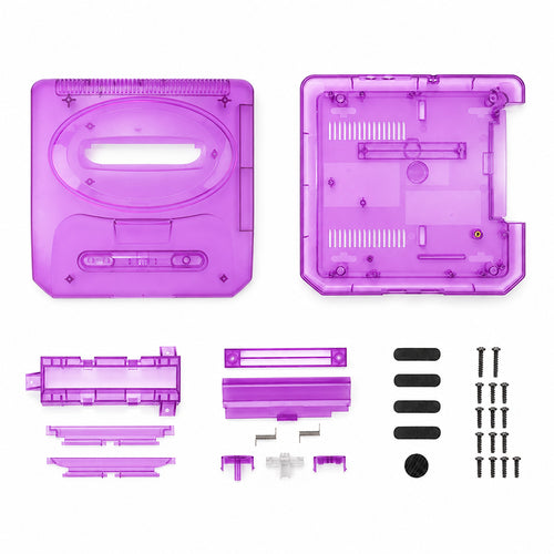 Replacement Console Shell - Clear Purple