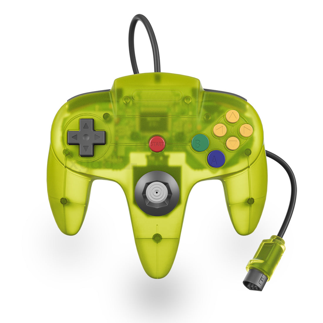 PROTO64 Electric Green Wired Controller for Nintendo 64® – XYAB