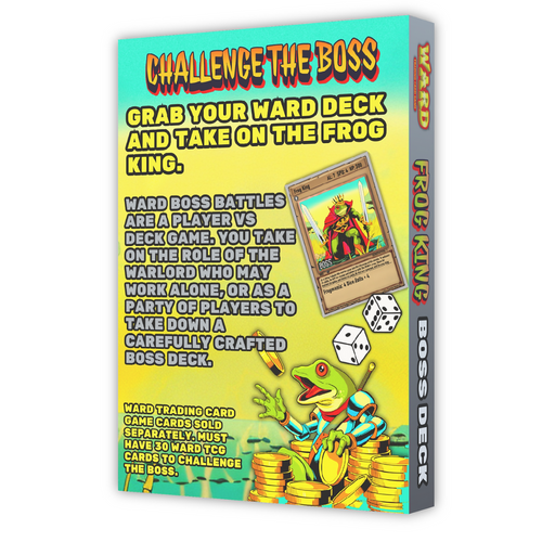 Ward Boss Battles: Frog King Deck Display Box 4 Pack