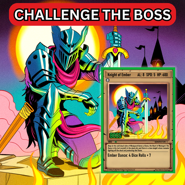 Ward Boss Battles: Knight of Ember Deck Display Box 4 Pack