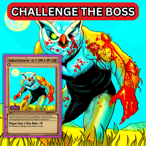 Ward Boss Battles: Owlverine Deck Display Box 4 Pack