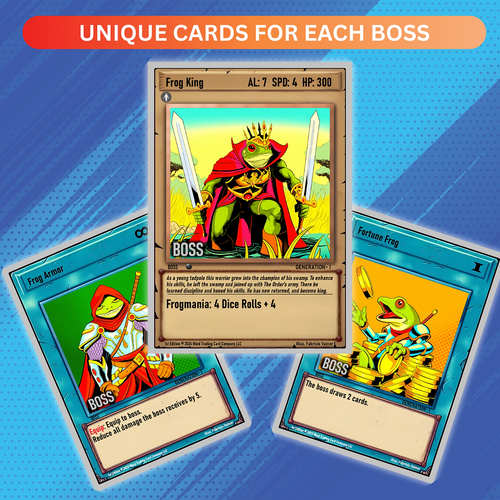 Ward Boss Battles: Frog King Deck Display Box 4 Pack